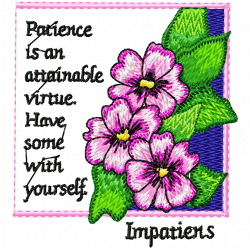 Words Embroidery Design 3